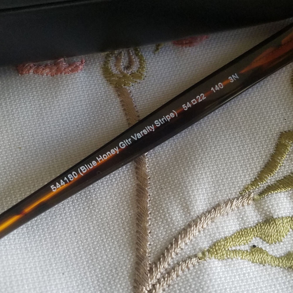 Coach Blue Honey Varsity Stripe Sunglasses - Picture 8 of 8